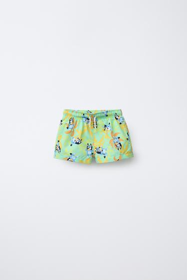 Zara 2-6 YEARS/ BLUEY © LUDO STUDIO SWIM SHORTS - Green