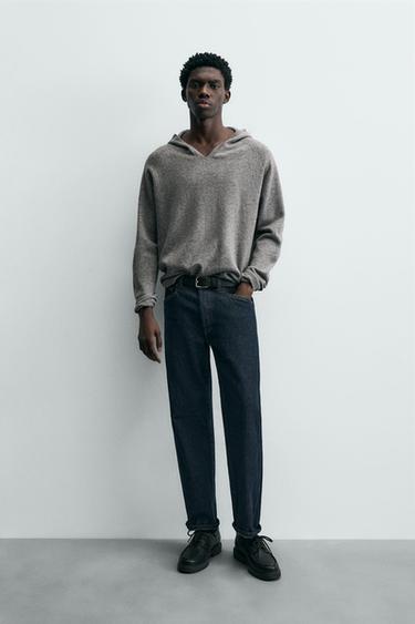 JERSEY LANA CAPUCHA - Gris vigoré de Zara - Imagen 0