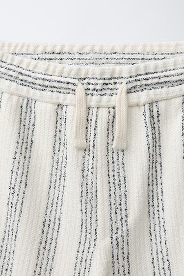 PANTALON RUSTIQUE À RAYURES - rayures de Zara - Image 2