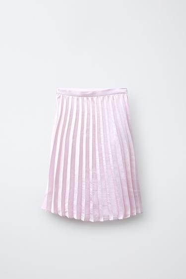 PLEATED SKIRT - Pastel pink by Zara - Image 1