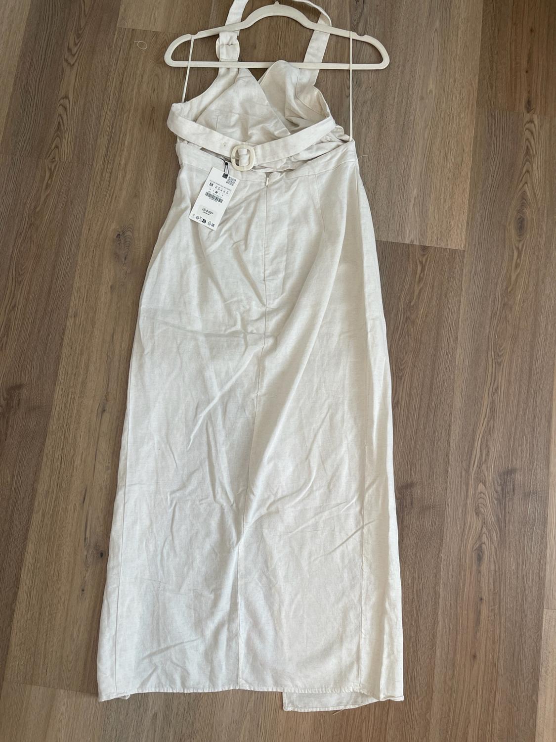 DRAPED HALTER DRESS - Image 2