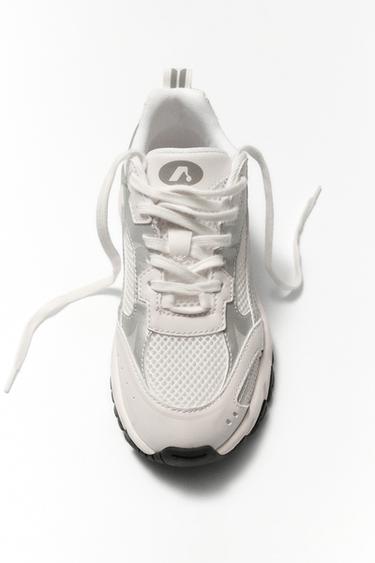 MESH TRAINERS - White by Zara