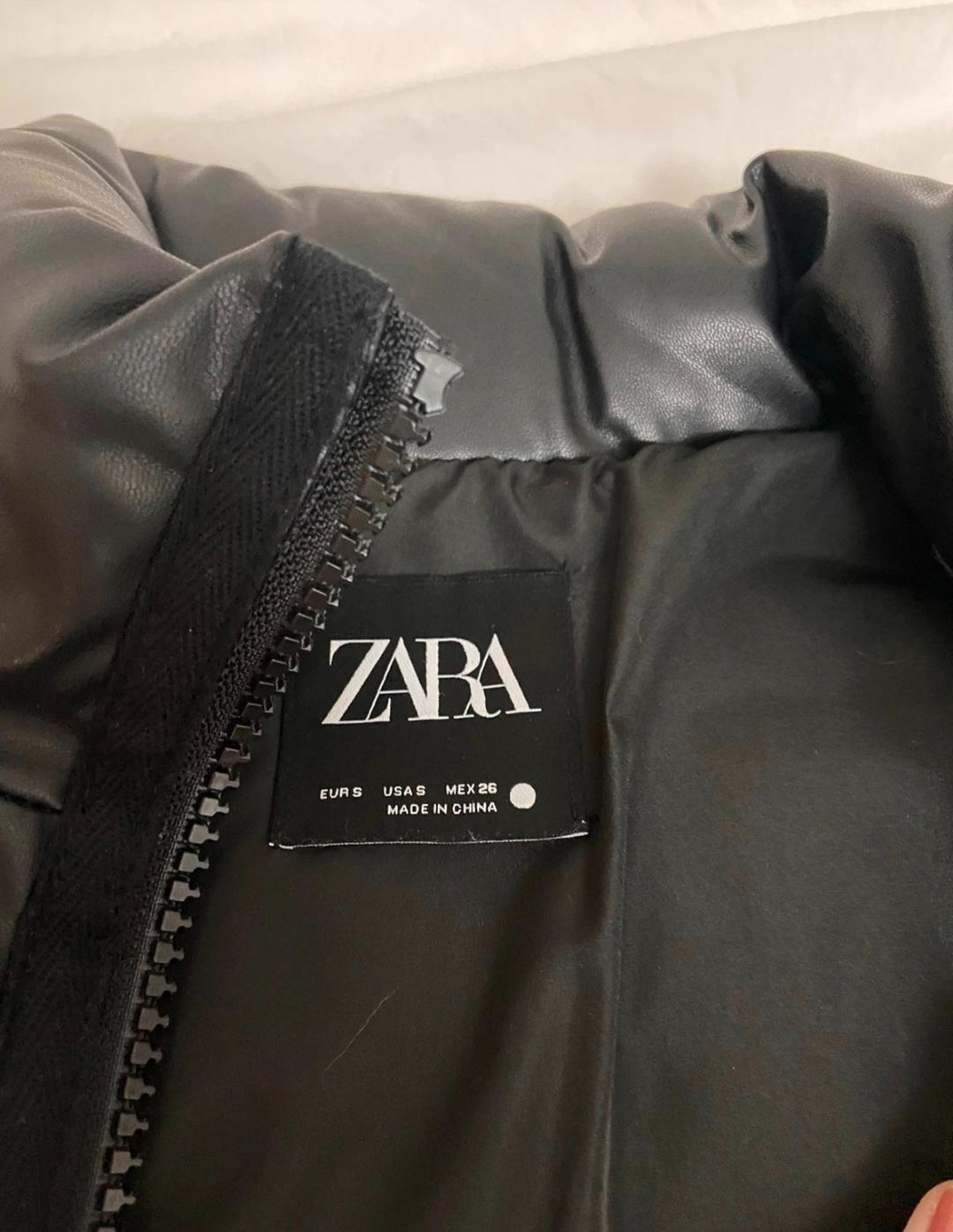 FAUX LEATHER PUFFER GILET - Image 4