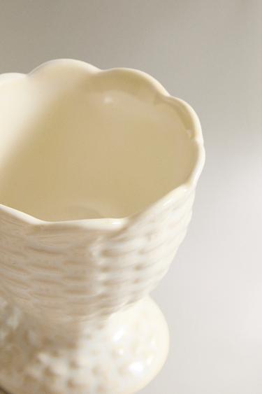 COQUETIER CÉRAMIQUE - Crème de Zara - Image 2