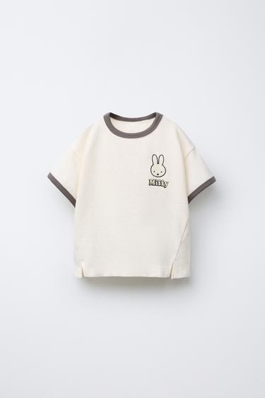 T-SHIRT BRODÉ MIFFY © - Écru de Zara - Image 0