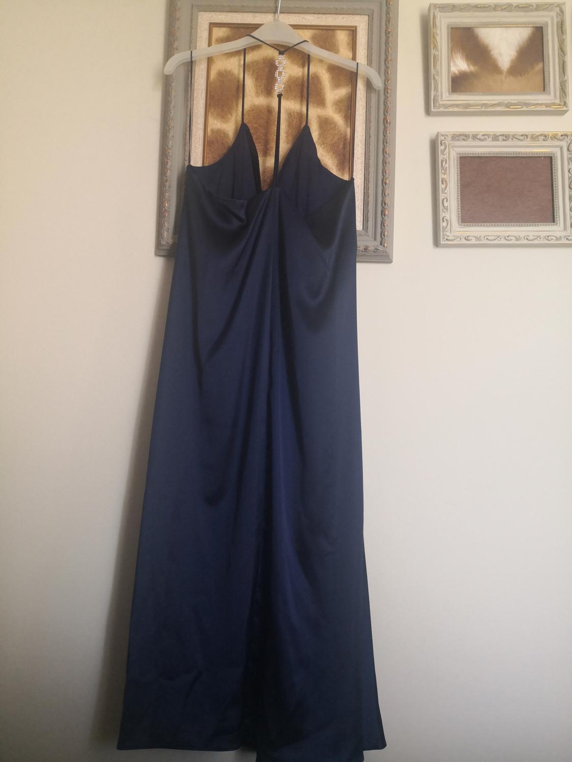 CAMISOLE DRESS WITH RHINESTONE STRAPS - Image 2