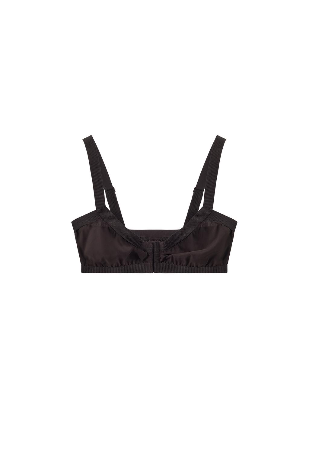 ELASTICIZED SILK BLEND BRALETTE - image 3