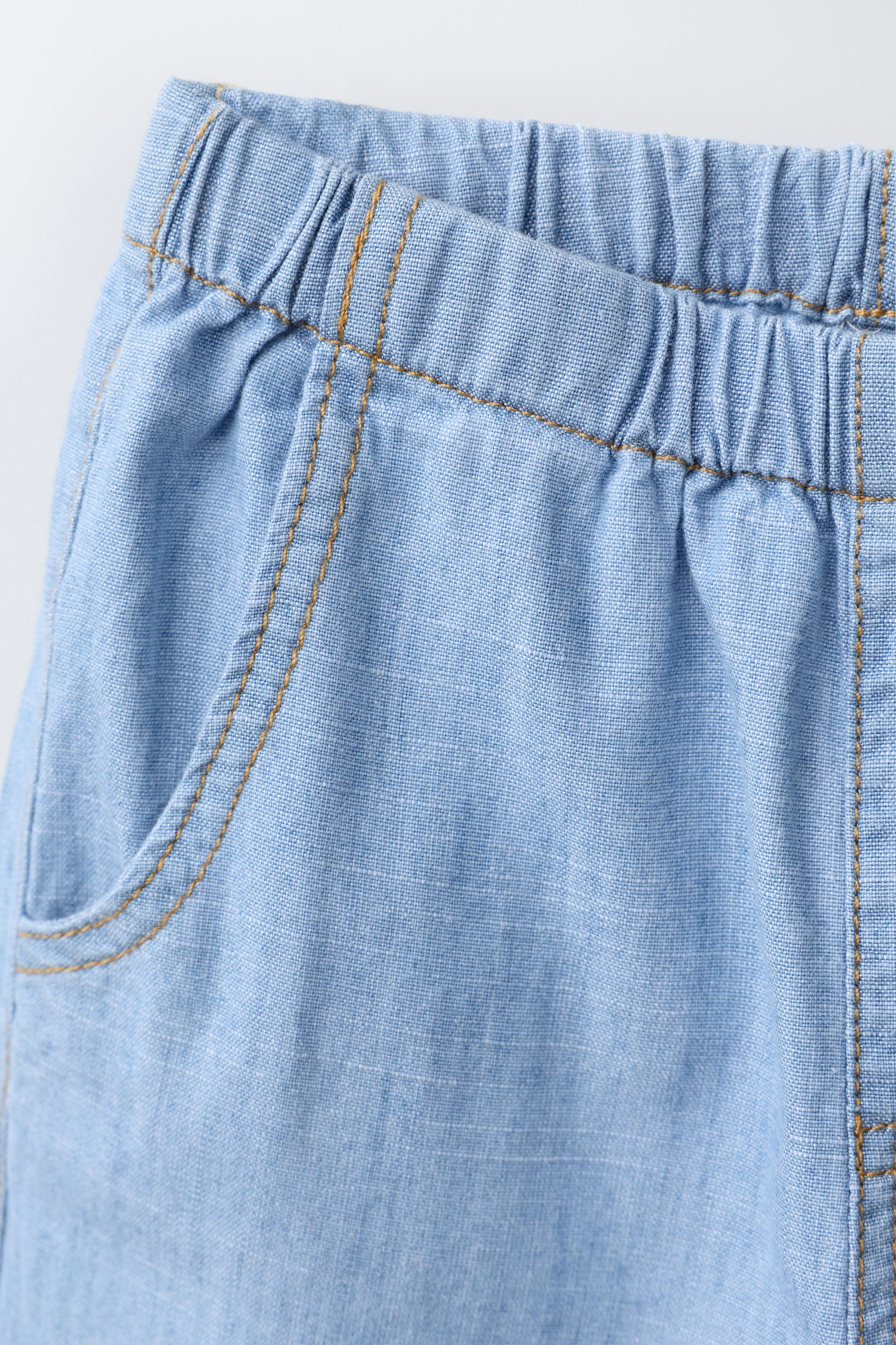 Детские брюки Zara DENIM PANTS — фото 4