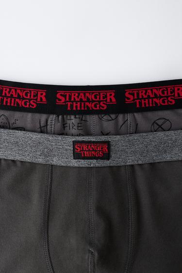 AGES 6-14 / 2-PACK OF STRANGER THINGS ™/ © NETFLIX BOXERS - Anthracite grey by Zara - Image 1