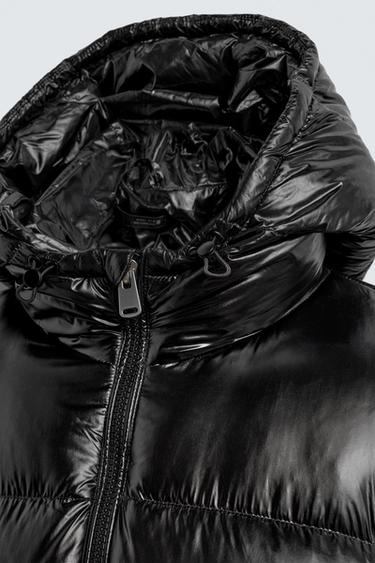 100% FEATHER WATER-REPELLENT DOWN JACKET - Black by Zara - Image 9