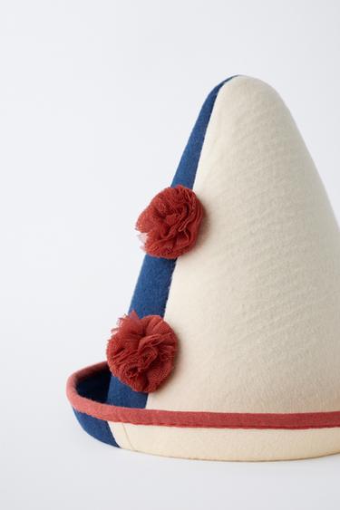 CLOWN FANCY DRESS HAT - Blue by Zara - Image 1