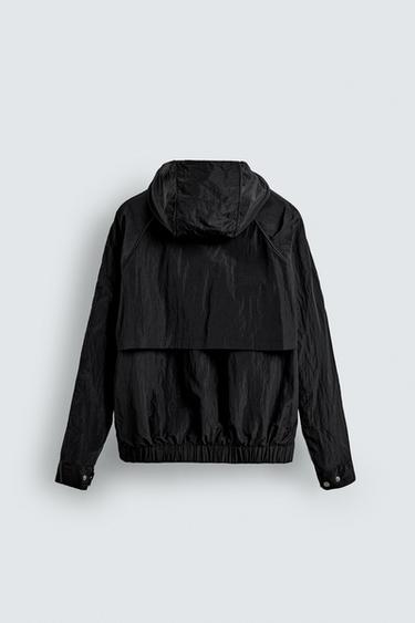 LIGHTWEIGHT WATER-REPELLENT TECHNICAL JACKET - Black by Zara - Image 8
