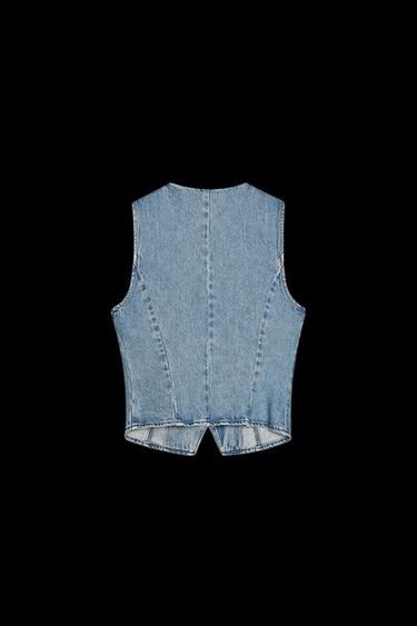 DENIM-WESTE Z1975 - Mittelblau von Zara