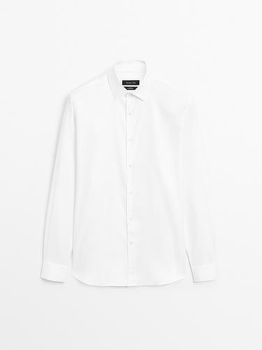 Camisa oxford slim fit 100% algodón - Blanco de Zara