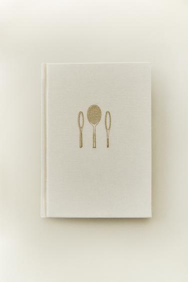 TENNIS HARDBACK NOTEBOOK - Ecru by Zara - Image 5