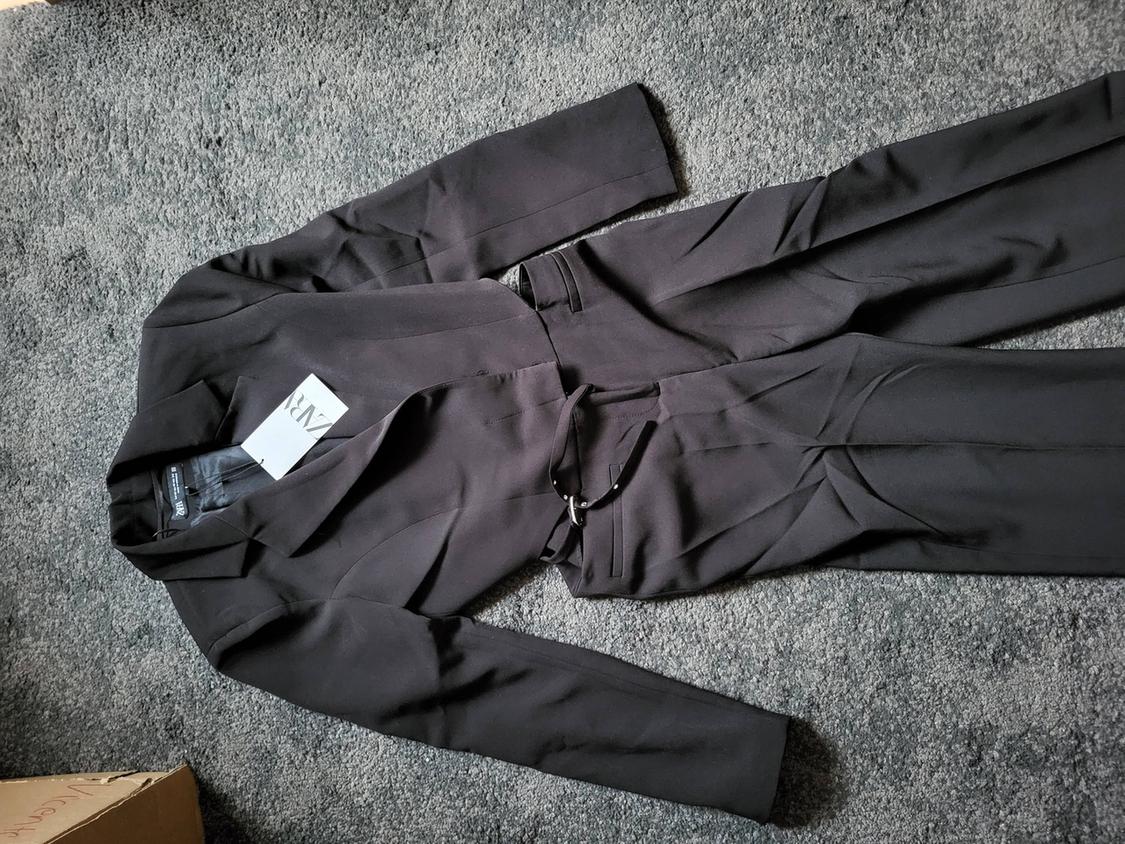 CUT-OUT BLAZER JUMPSUIT WITH SIDE BUCKLE - Image 4