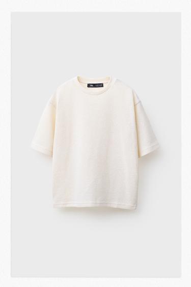 CAMISETA PUNTO - Crudo de Zara