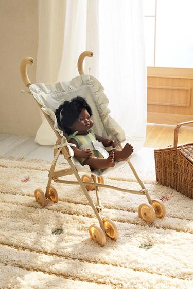 CHILDREN’S DOLL PUSHCHAIR - Cream by Zara - Image 0