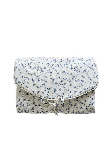 CAMBIADOR BEBÉ FLOR AZUL - Azul de Zara