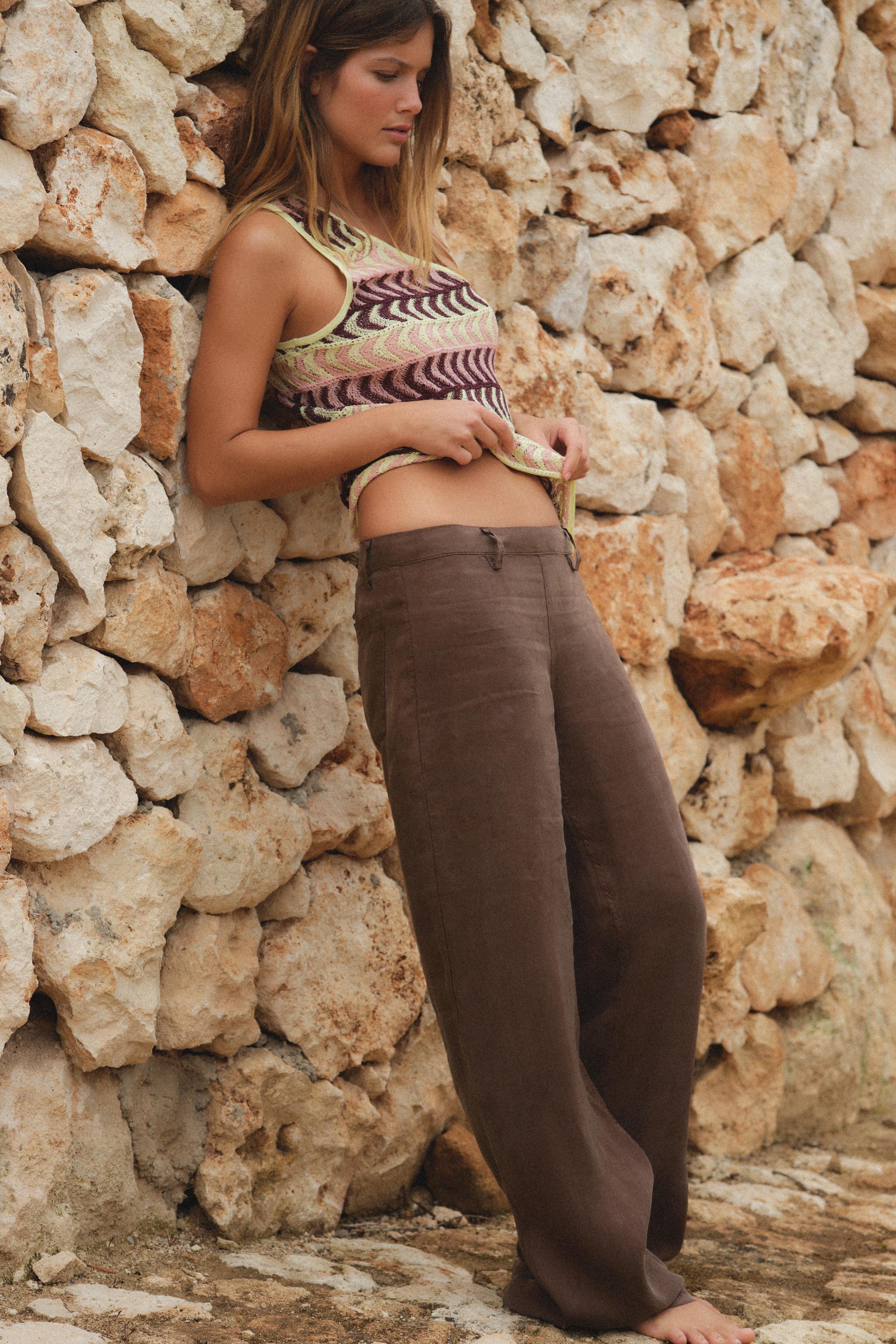 ASYMMETRIC STRUCTURED KNIT TOP - Multicolored | ZARA United