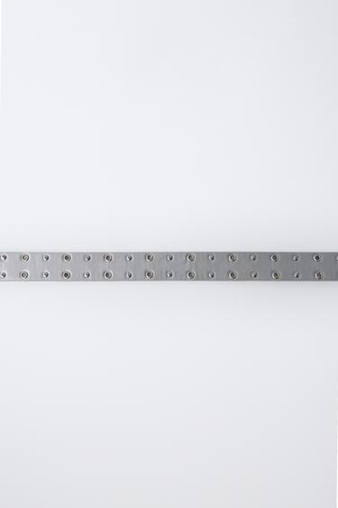 CEINTURE À CLOUS MÉTALLIQUE - Argent de Zara - Image 2