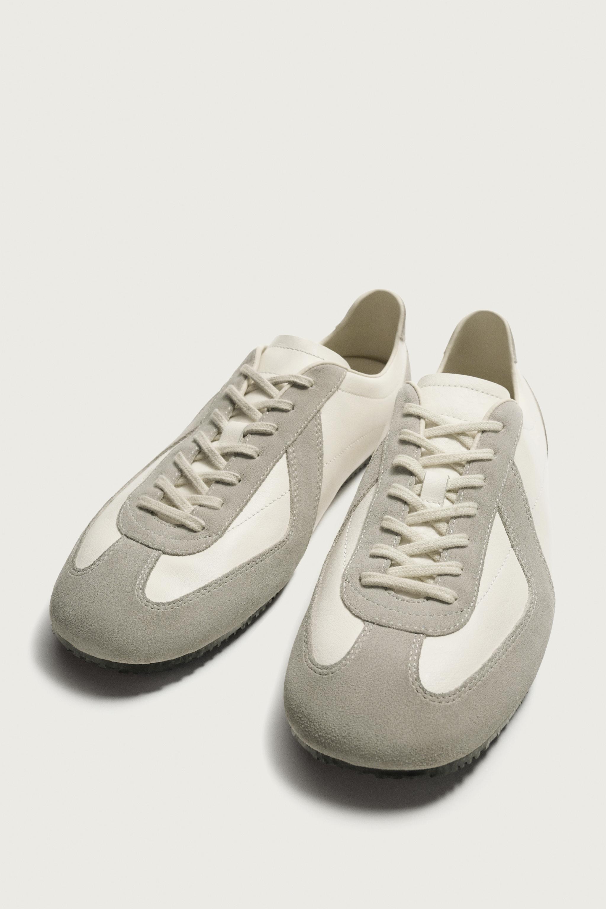 AARON LEVINE X ZARA LEATHER SNEAKERS