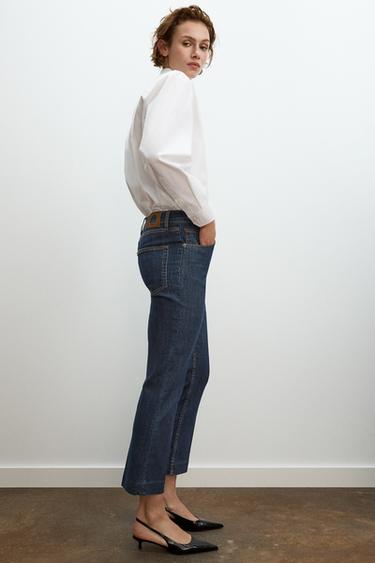 CAMISA LISA POPELÍN ZW COLLECTION - Blanco de Zara