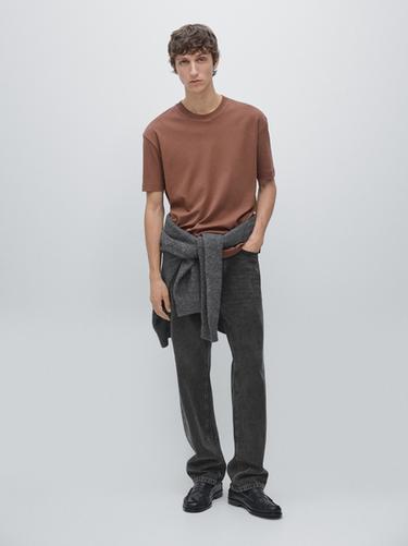 Zara 100% cotton medium weight T-shirt - 353