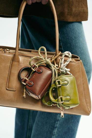 MINI CITY CHARM BAG - Green by Zara