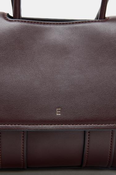 SAC CITYBAG À RABAT - Bordeaux de Zara - Image 8