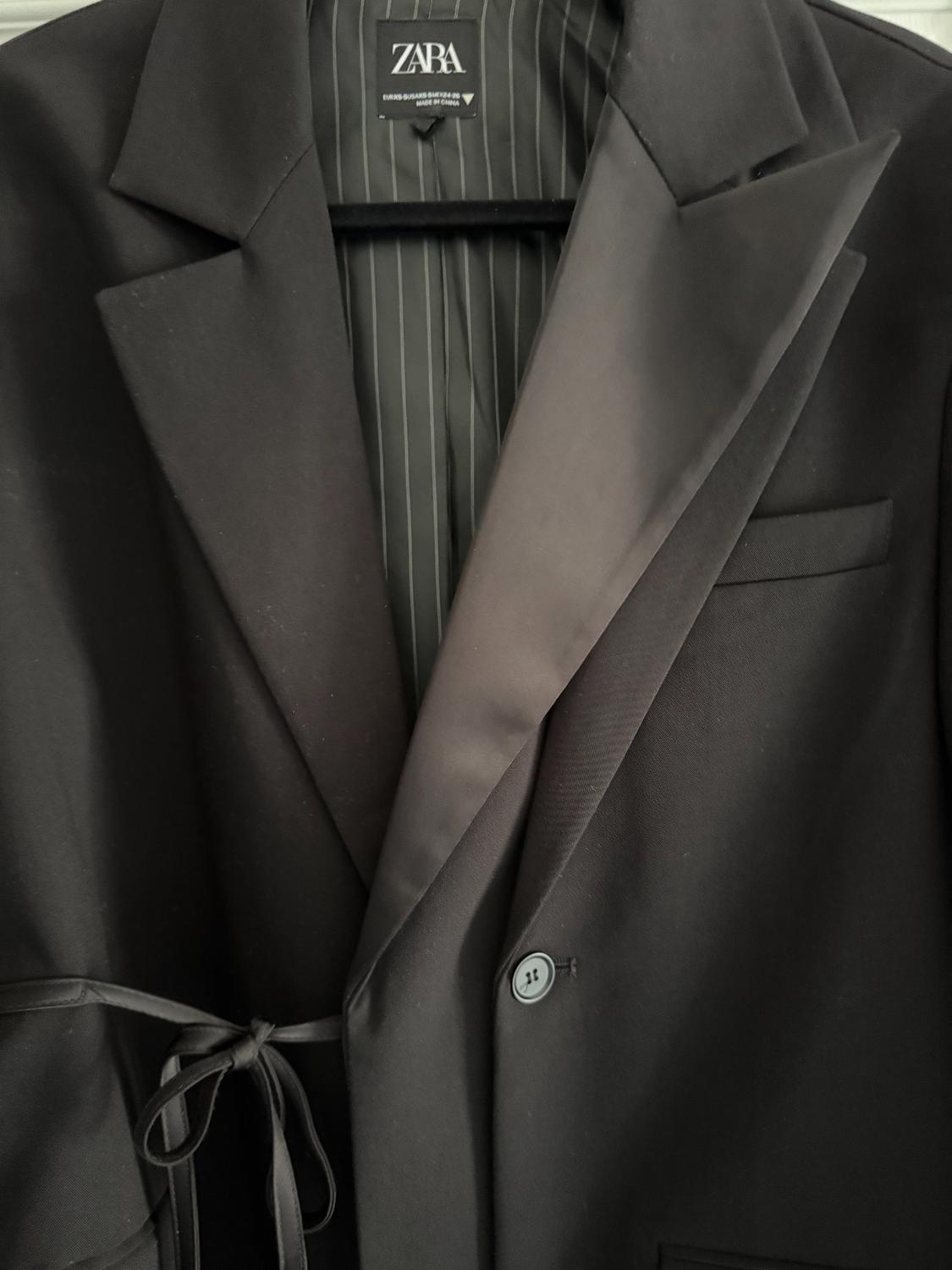 OVERSIZED DOUBLE BREASTED BLAZER WITH DOUBLE LAPEL - Image 3
