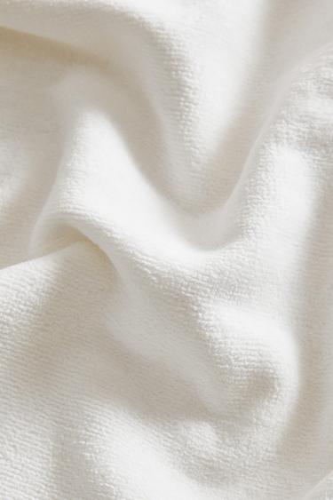 SERVIETTE DE BAIN ENFANT VELOURS ÉLÉPHANTS - Blanc cassé de Zara - Image 4