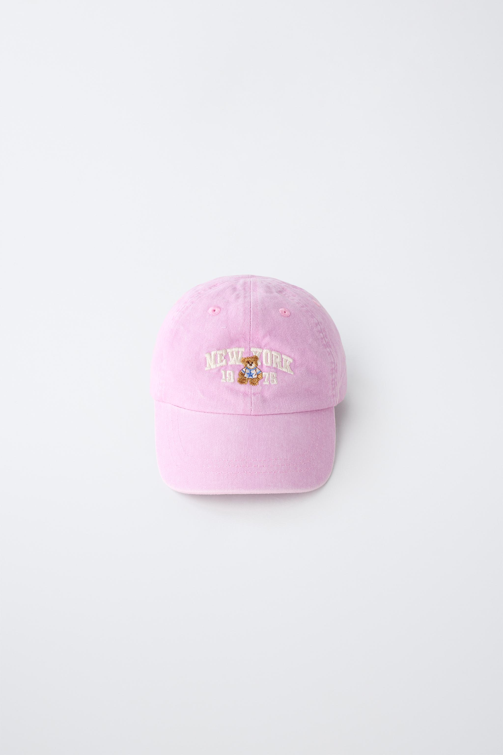 Детские кепки Zara BEAR EMBROIDERY