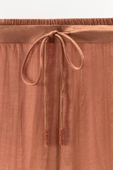 PANTALON DENTELLE LOSANGES LIMITED EDITION - Tuile de Zara - Image 4