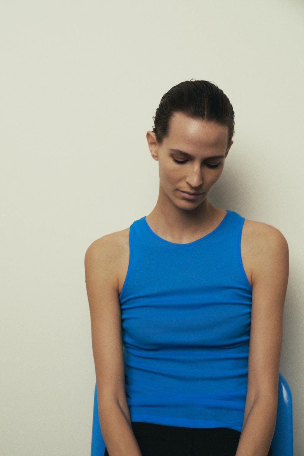 SUPIMA SLEEVELESS T-SHIRT