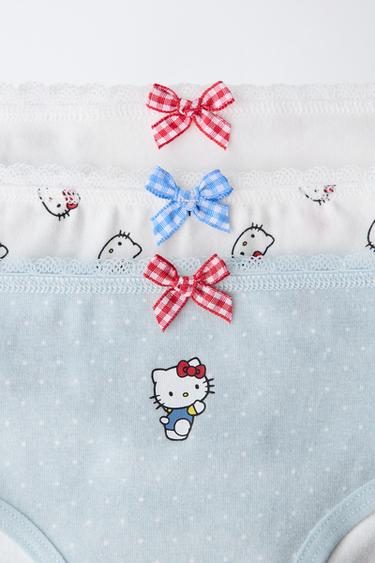AGES 1 1/2-6 / THREE-PACK OF HELLO KITTY © SANRIO BRIEFS - Ecru by Zara - Image 1