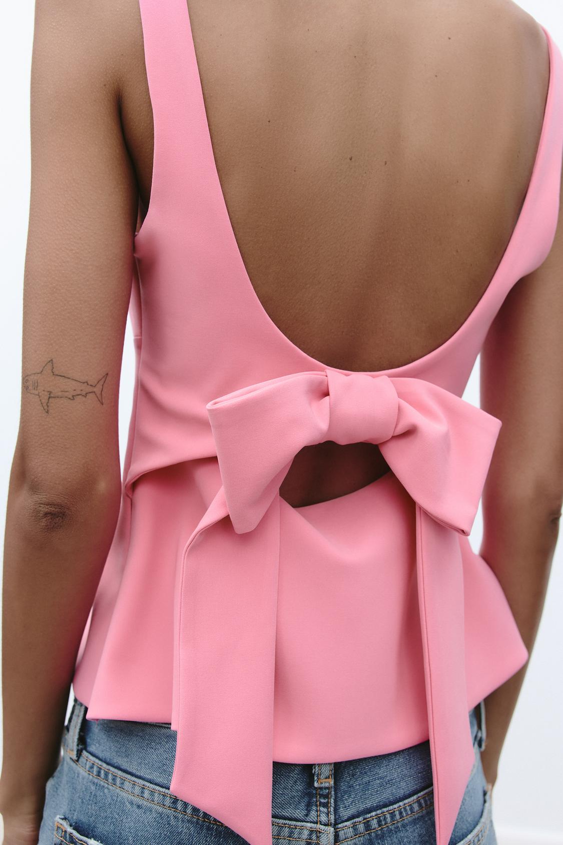 BACK BOW TOP