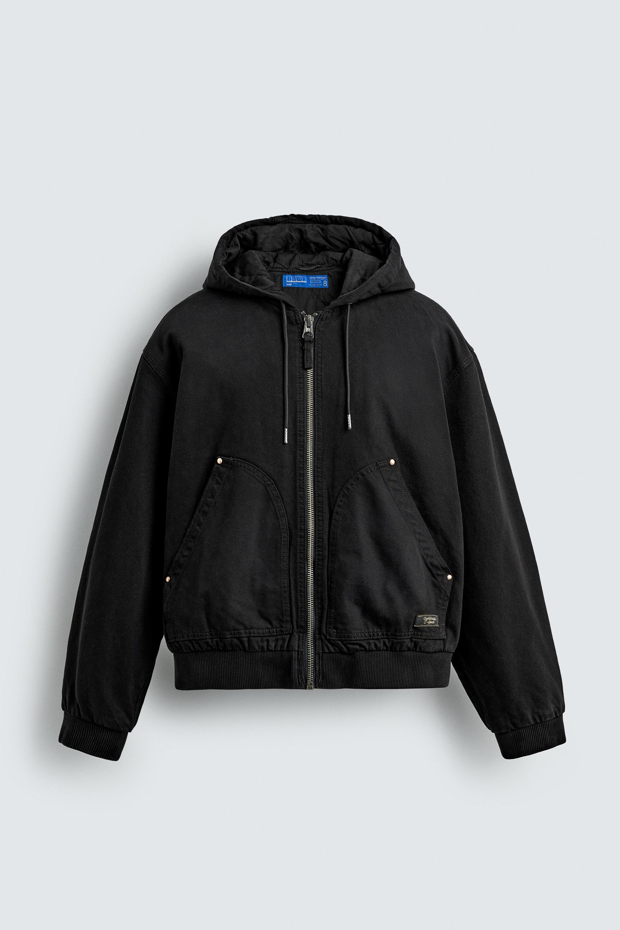 中綿入りフーディージャケット - ブラウン | ZARA Japan / 日本