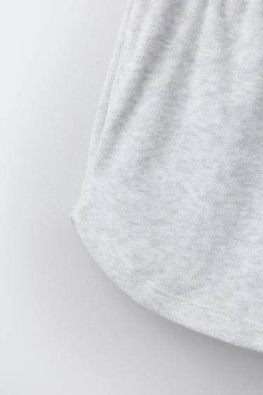 TOWELLING T-SHIRT AND BERMUDA SHORTS SET - Grey marl by Zara - Image 6