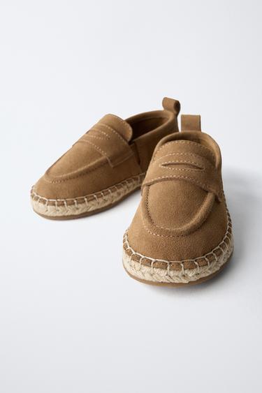 JUTE LEATHER LOAFERS - Brown by Zara - Image 2
