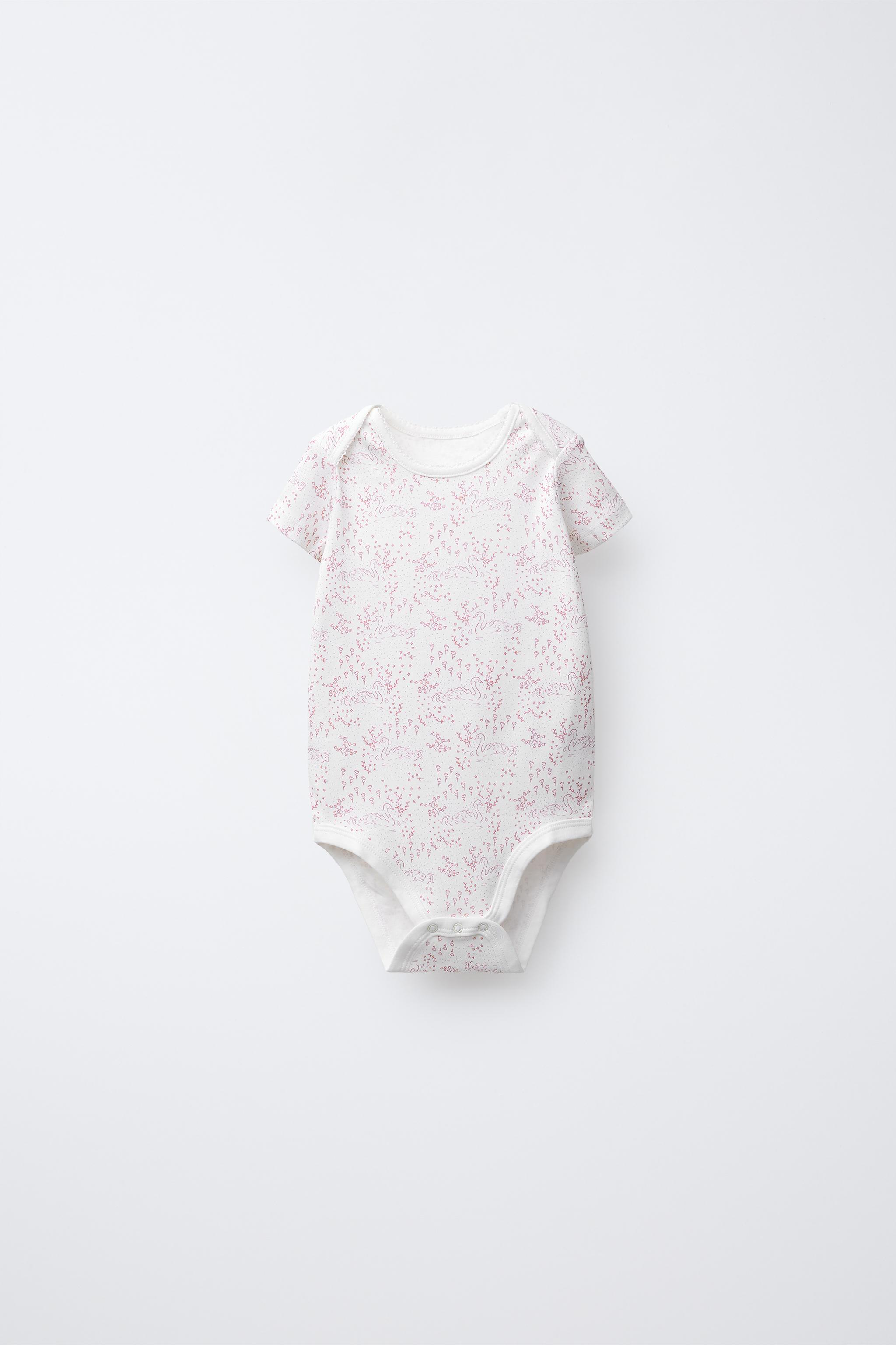 5-PACK OF SWAN BODYSUITS - Pink | ZARA United Kingdom