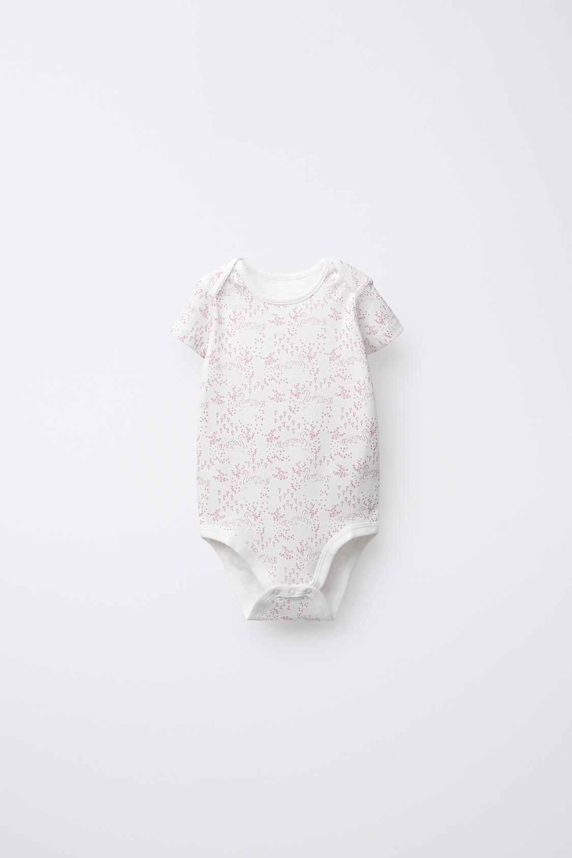 FIVE-PACK OF SWAN BODYSUITS