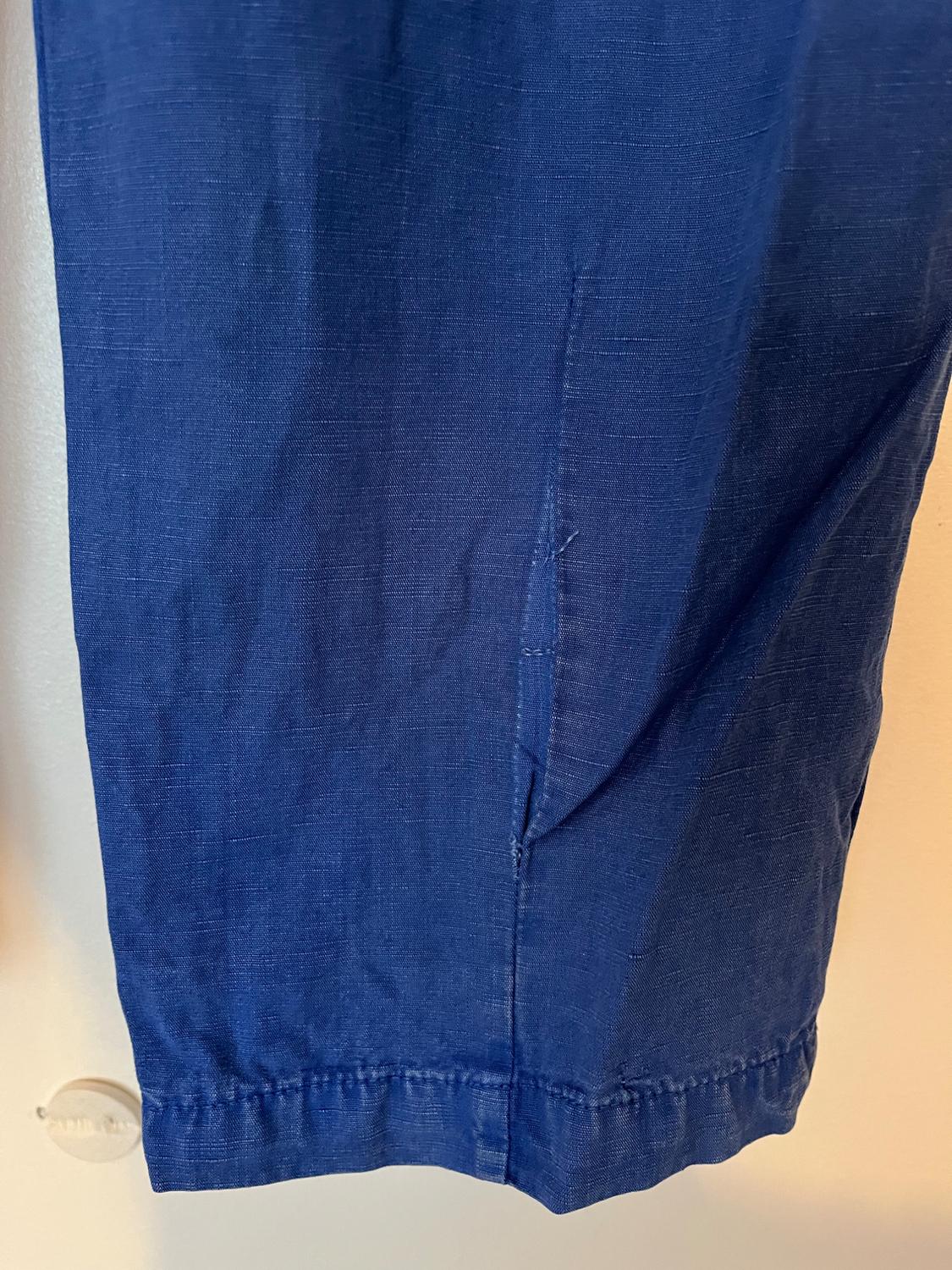 CROPPED LINEN BLEND TROUSERS - Image 2