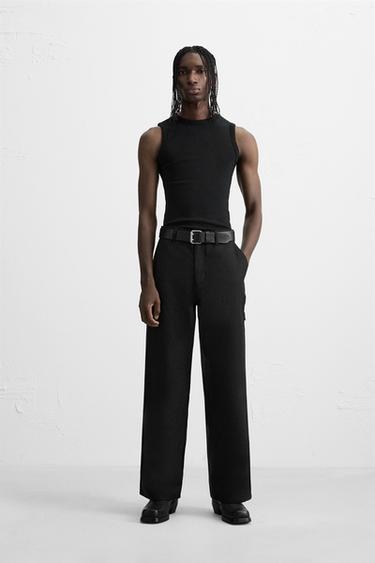 CARPENTER POCKET TROUSERS - Black by Zara