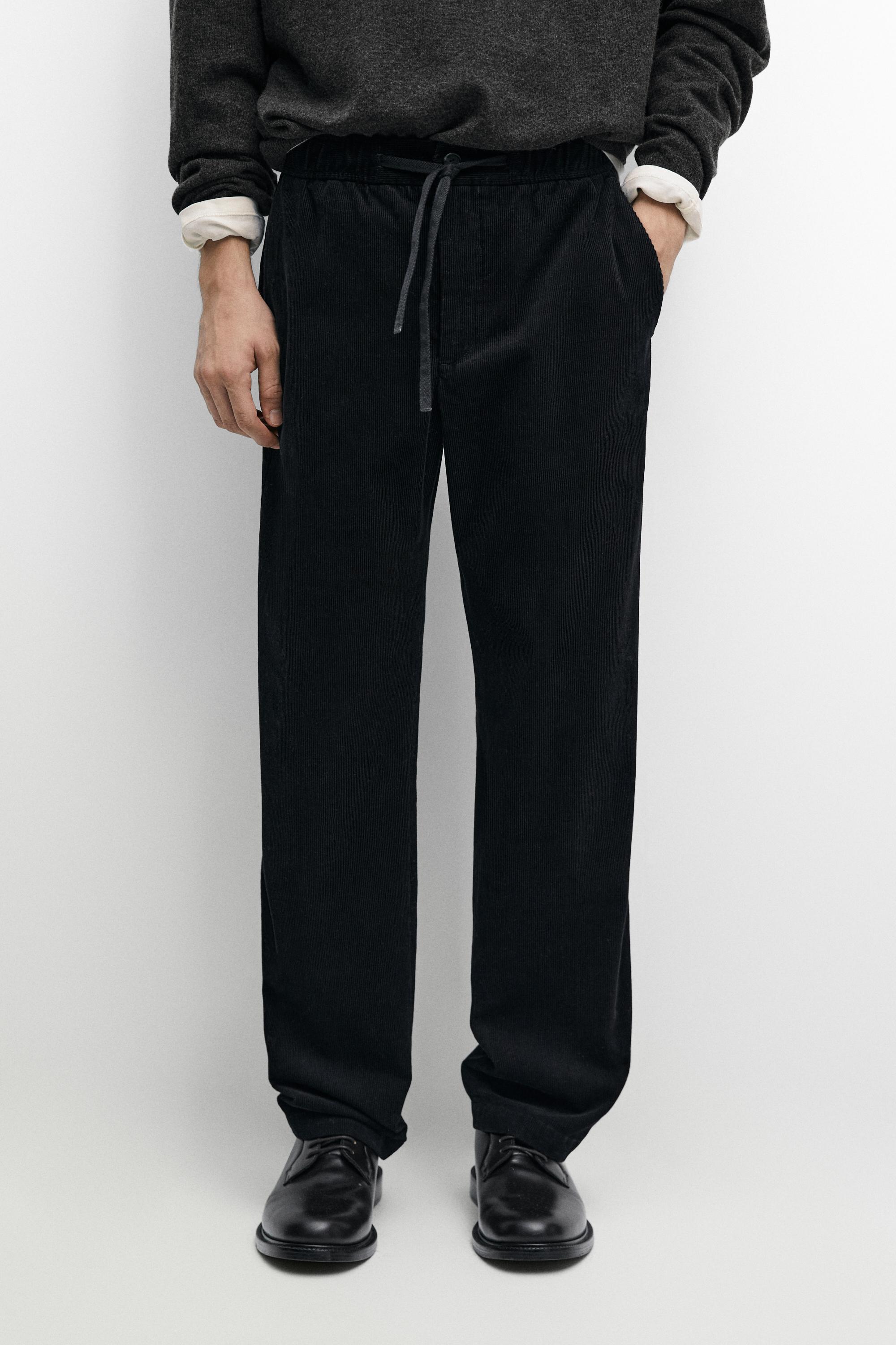 Corduroy jogger fit pants