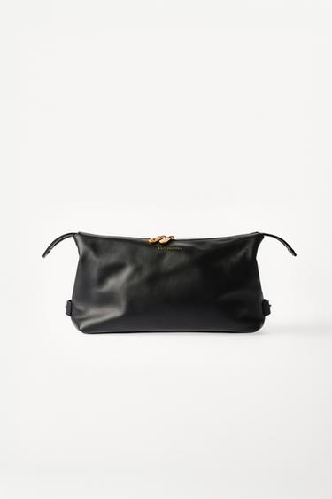 ENVELOPPE EN CUIR WILLY CHAVARRIA X ZARA - Noir de Zara - Image 1