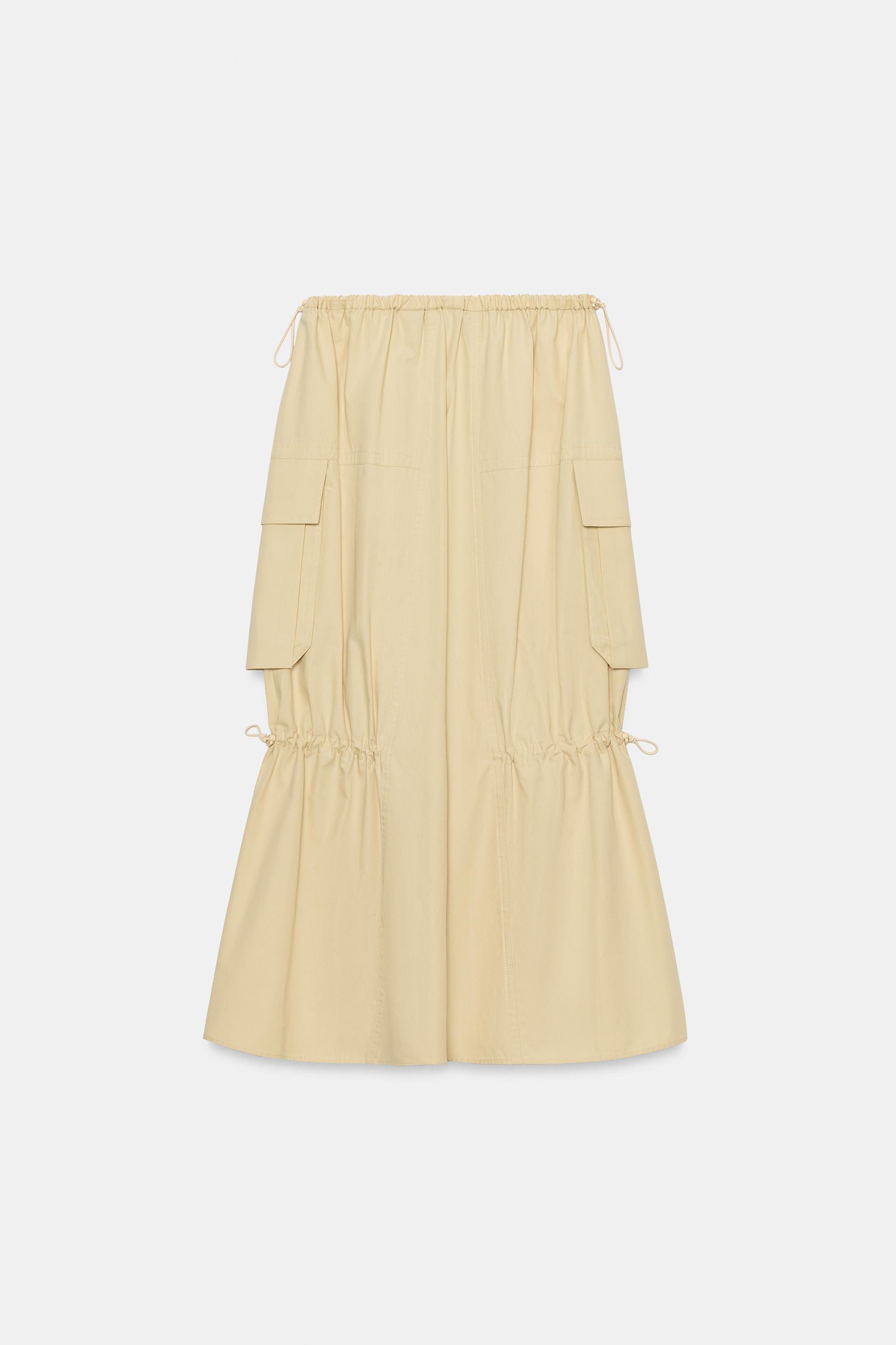 ZW COLLECTION CARGO MIDI SKIRT