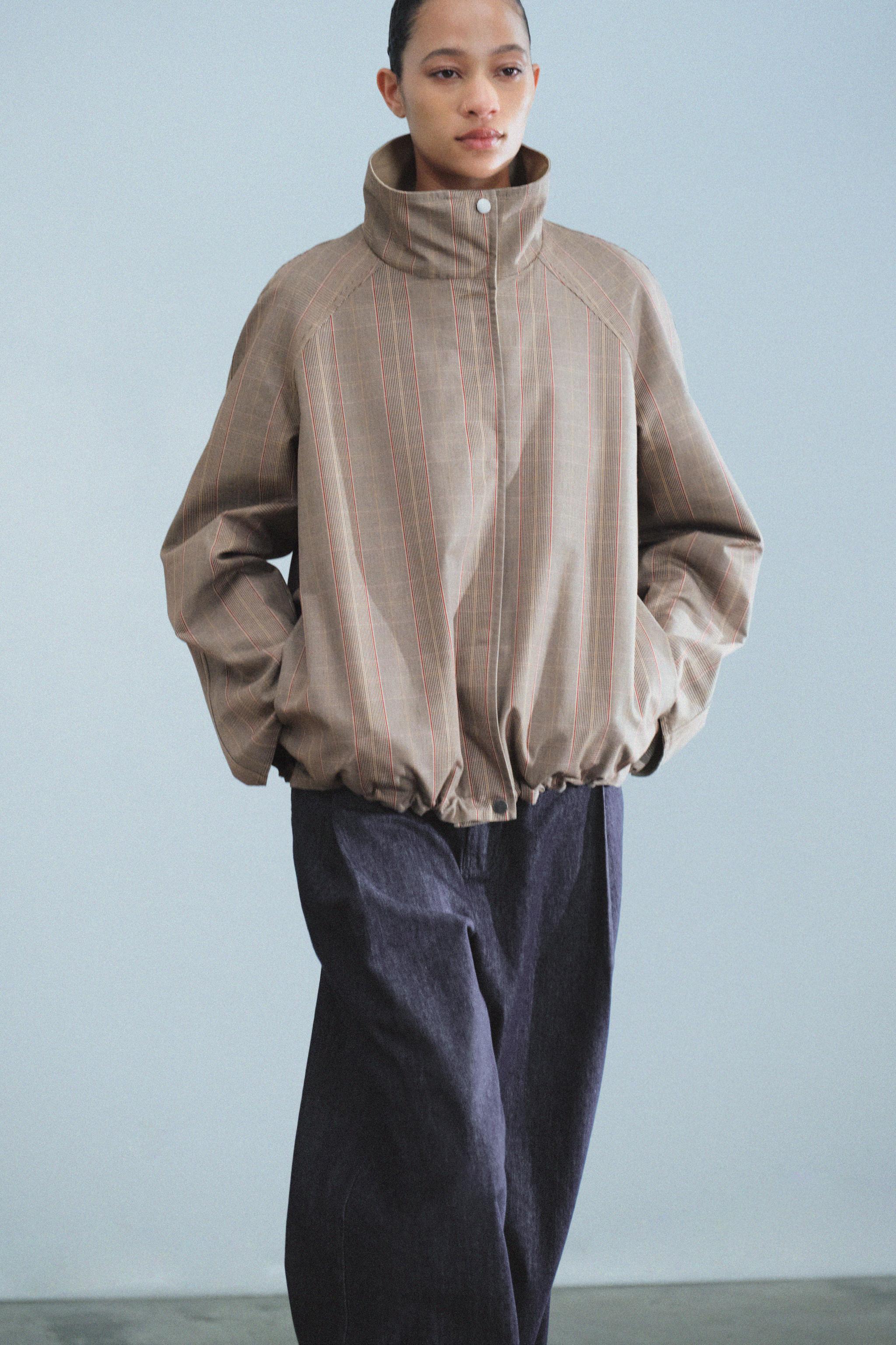 ZW COLLECTION REVERSIBLE CROPPED TRENCH COAT - Light camel | ZARA