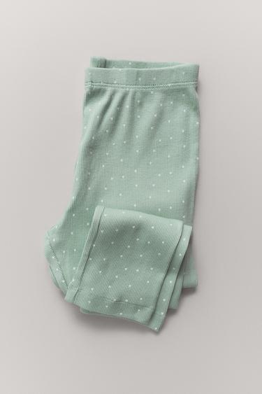 6-14 ANS/ PYJAMA GÂTEAU EFFET FOURRURE - Vert d'eau de Zara