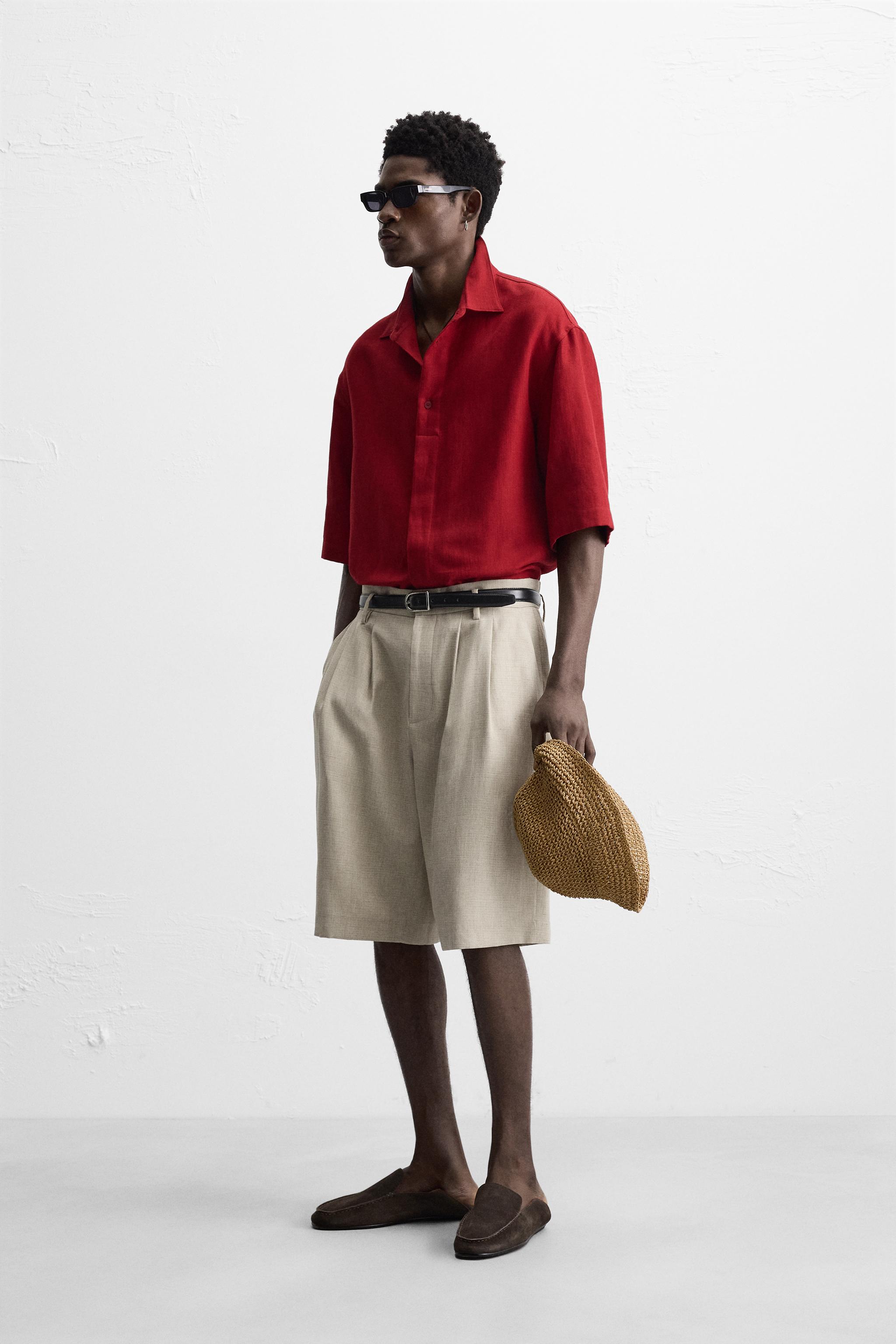 ZARA】ハーフパンツ ちぢま